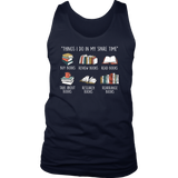 "Things I Do In My Spare Time" Men's Tank Top - Gifts For Reading Addicts