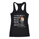 "My heart my life" Women's Tank Top - Gifts For Reading Addicts