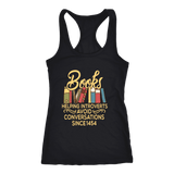 "Avoid Conversations since 1454" Women's Tank Top - Gifts For Reading Addicts