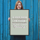 A Good Book Is Never Finished ... - Gifts For Reading Addicts