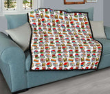 Book Pattern Quilt - Gifts For Reading Addicts