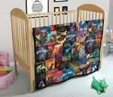 HP Book Cover Pattern Quilt - Gifts For Reading Addicts