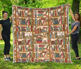 Bookish Pattern Quilt - Gifts For Reading Addicts