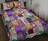 "The Color Purple"Book Covers Quilt Bed - Gifts For Reading Addicts