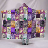 The Color Purple Book Covers Hooded Blanket - Gifts For Reading Addicts