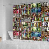 Bookish Pattern Curtain - Gifts For Reading Addicts