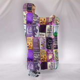 The Color Purple Book Covers Hooded Blanket - Gifts For Reading Addicts