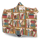bookshelf hooded blanket - Gifts For Reading Addicts