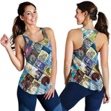 Alice In Wonderland Book Covers Women's Tank - Gifts For Reading Addicts