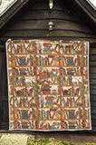 Bookish Pattern Quilt - Gifts For Reading Addicts