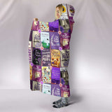 The Color Purple Book Covers Hooded Blanket - Gifts For Reading Addicts