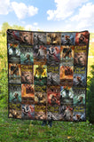 Cassandra Clare Shadowhunter series Book Covers Quilt - Gifts For Reading Addicts