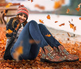 Bookish Pattern Fashion Boots - Gifts For Reading Addicts