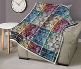 Bookshelf Bookish Quilt - Gifts For Reading Addicts