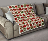 Bookish Christmas Quilt - Gifts For Reading Addicts