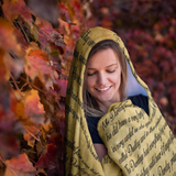 HP Book Page Vintage Hooded Blankets - Gifts For Reading Addicts