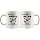 "Book addict"11oz white mug - Gifts For Reading Addicts