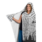 Peter Pan Book Page Hooded Blanket - Gifts For Reading Addicts