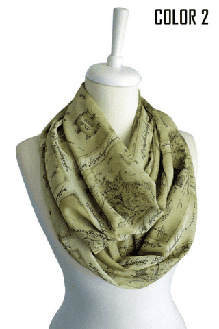 Lord Of The Rings Infinity Handmade Scarf - Gifts For Reading Addicts