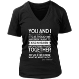"You and i" V-neck Tshirt - Gifts For Reading Addicts