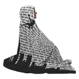 Peter Pan Book Page Hooded Blanket - Gifts For Reading Addicts