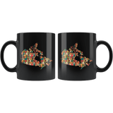 "Canada Bookish Map"11oz Black Mug - Gifts For Reading Addicts