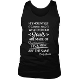 "He's more myself than i am" Men's Tank Top - Gifts For Reading Addicts