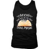 "Books,The Only True Magic" Men's Tank Top - Gifts For Reading Addicts