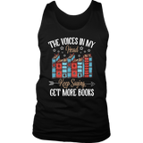 "Get More Books" Men's Tank Top - Gifts For Reading Addicts