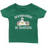 "Bookworm In Training"Infant T-shirt - Gifts For Reading Addicts