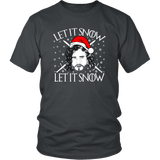 "Let It Snow" Unisex T-Shirt - Gifts For Reading Addicts