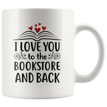 "I love you" 11oz white mug - Gifts For Reading Addicts