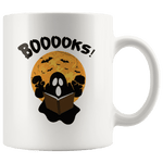 "BOOOOKS"11oz White Mug - Gifts For Reading Addicts
