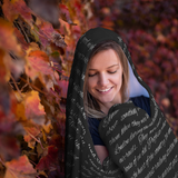 The Lion, the Witch and the Wardrobe Book Page Hooded Blanket - Gifts For Reading Addicts