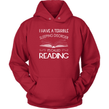 "Sleeping disorder" Hoodie - Gifts For Reading Addicts