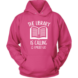 "The library" Hoodie - Gifts For Reading Addicts