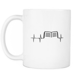 book heartbeat mug - Gifts For Reading Addicts