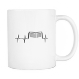 book heartbeat mug - Gifts For Reading Addicts