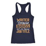 "badass isn't an official job title" Women's Tank Top - Gifts For Reading Addicts