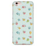 Colorful Bookish Pattern Phone Case Green - Gifts For Reading Addicts