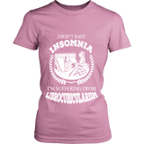 I dont have insomnia I'm suffering from Librocubicularism, Fitted T-shirt - Gifts For Reading Addicts