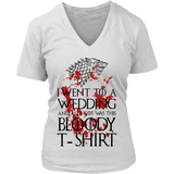 Game of Thrones Bloody T-shirt V-neck - Gifts For Reading Addicts