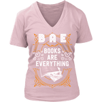 BAE, Books Are Everything V-neck - Gifts For Reading Addicts