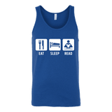 Eat, Sleep, Read Unisex Tank - Gifts For Reading Addicts