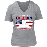 Freadom V-neck - Gifts For Reading Addicts