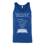 They say you are what you read Unisex Tank - Gifts For Reading Addicts