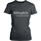 Bibliophile Fitted T-shirt - Gifts For Reading Addicts