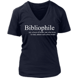 Bibliophile V-neck - Gifts For Reading Addicts