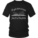 If You Were a Book You Would Be Fine Print Unisex T-shirt - Gifts For Reading Addicts