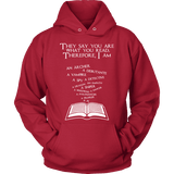 They say you are what you read Hoodie - Gifts For Reading Addicts